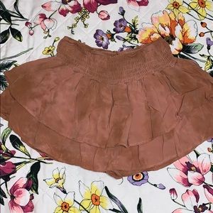 Skirt with built in shorts